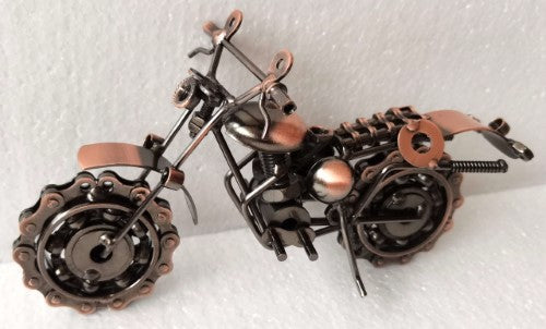 Ornament - Steampunk Motorbike Chain Copper (21 × 16.5cm)