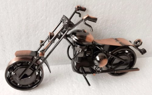 Ornament - Steampunk Motorbike Ironhead Copper (21 × 16.5cm)