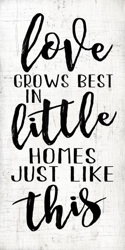 Wall Art on MDF - Love Grows (60cm)