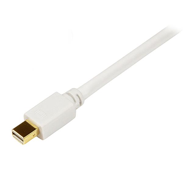 6ft Mini DisplayPort to DVI Adapter - Mini DP to DVI - White
