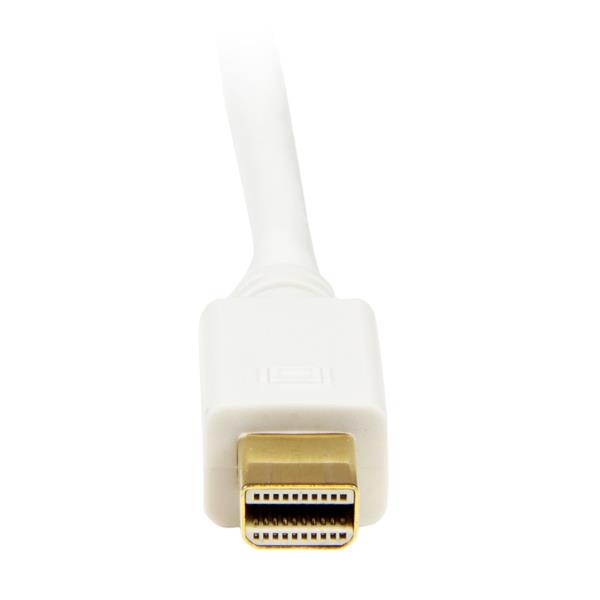 6ft Mini DisplayPort to DVI Adapter - Mini DP to DVI - White