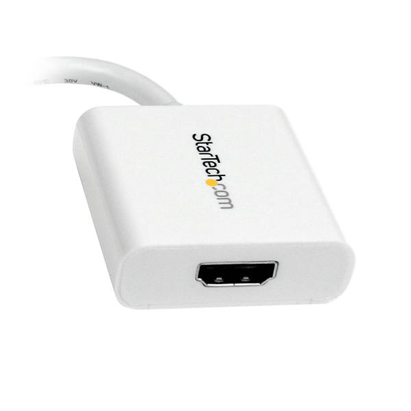 Mini DisplayPort to HDMI Video Adapter Converter - White