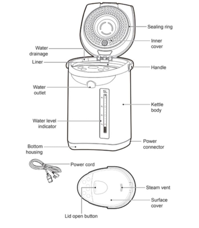 Water Boiler - Midea MK-SP50Colour201