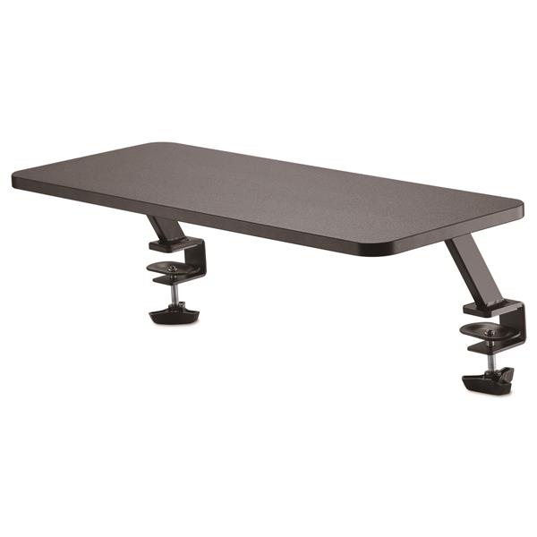 Monitor Riser Stand - Clamp on Monitor Shelf - Extra Wide