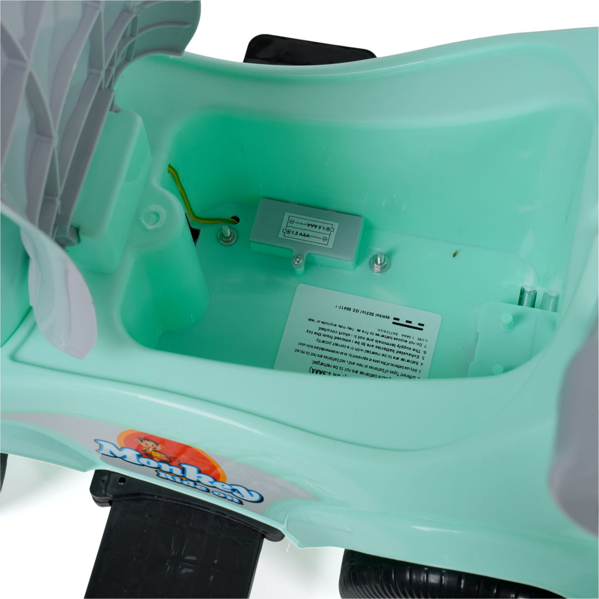 Kids Monkey 3-in-1 Ride-On With Parent Handle DR-200 Green