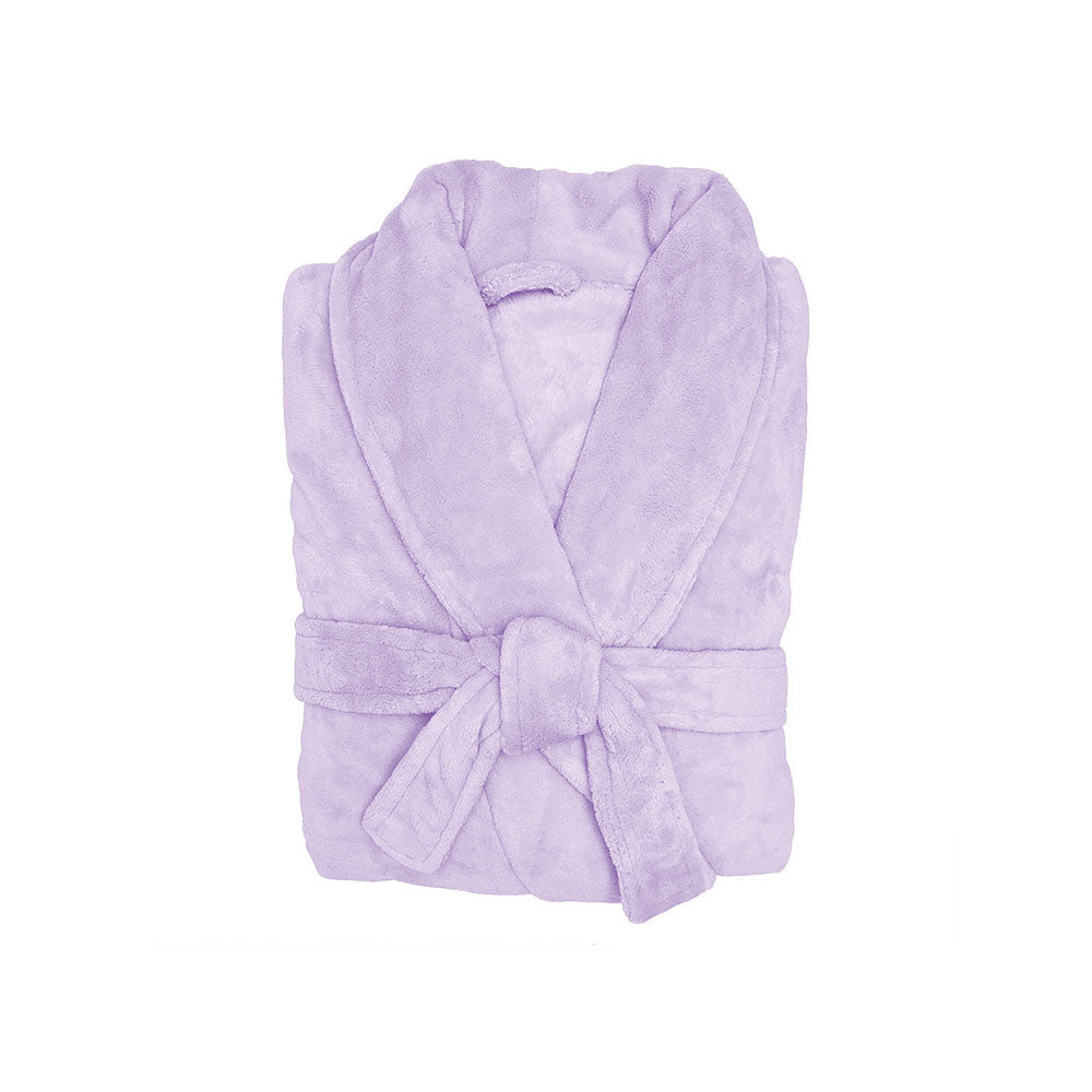 S/M Microplush Robe Lilac - Bambury
