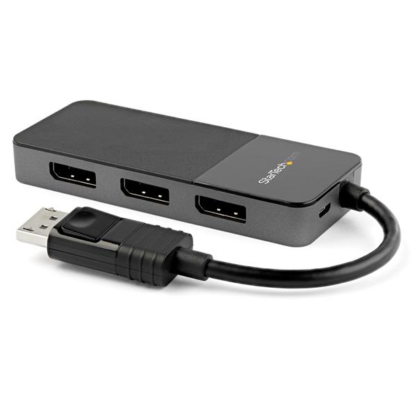 3 Port DisplayPort MST Hub - 3 x 4K - DP 1.4 Monitor Splitter