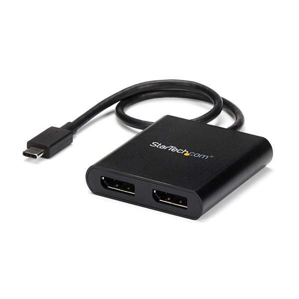 USB-C to DisplayPort Multi-Monitor Splitter - 2-Port MST Hub
