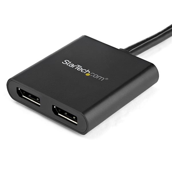 DisplayPort to DisplayPort Multi-Monitor Splitter - 2-Port MST Hub