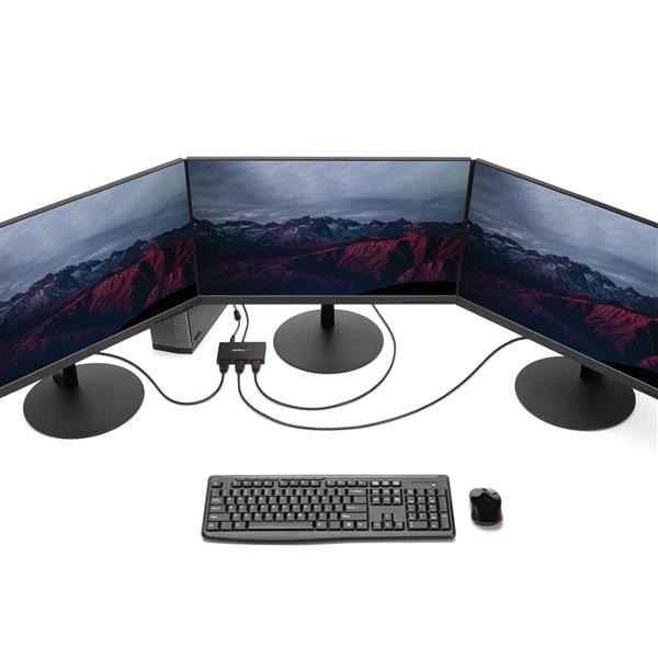 DisplayPort to HDMI Multi-Monitor Splitter - 3-Port MST Hub