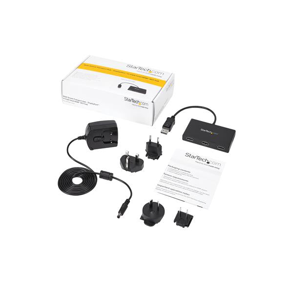 DisplayPort to HDMI Multi-Monitor Splitter - 3-Port MST Hub