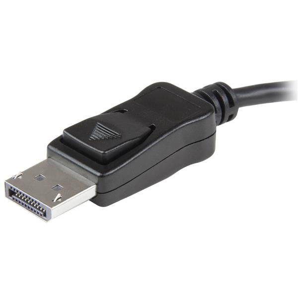 DisplayPort MST hub enabling connection of up to four external monitors for high-resolution multi-tasking.
