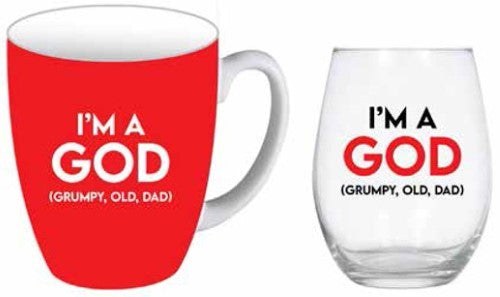 Mug And Stemless Set - God Bullet
