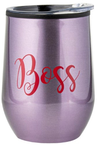 Double Walled Thermos Tumbler - Boss (360ml)