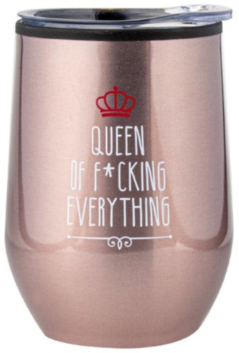 Double Walled Thermos Tumbler - Queen of Everything (360ml)