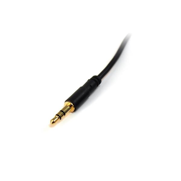 91cm (3 ft) Slim 3.5mm Stereo Audio Cable - M/M