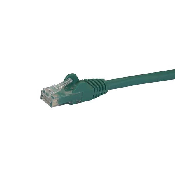 Cat6 Patch Cable with Snagless RJ45 Connectors - 1m, Green