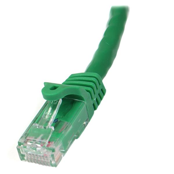 Cat6 Patch Cable with Snagless RJ45 Connectors - 0.5m, Green