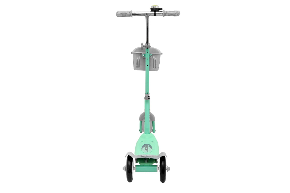 Kids Noody Foldable Scooter With Twin Rear Wheels DSC-140 Green