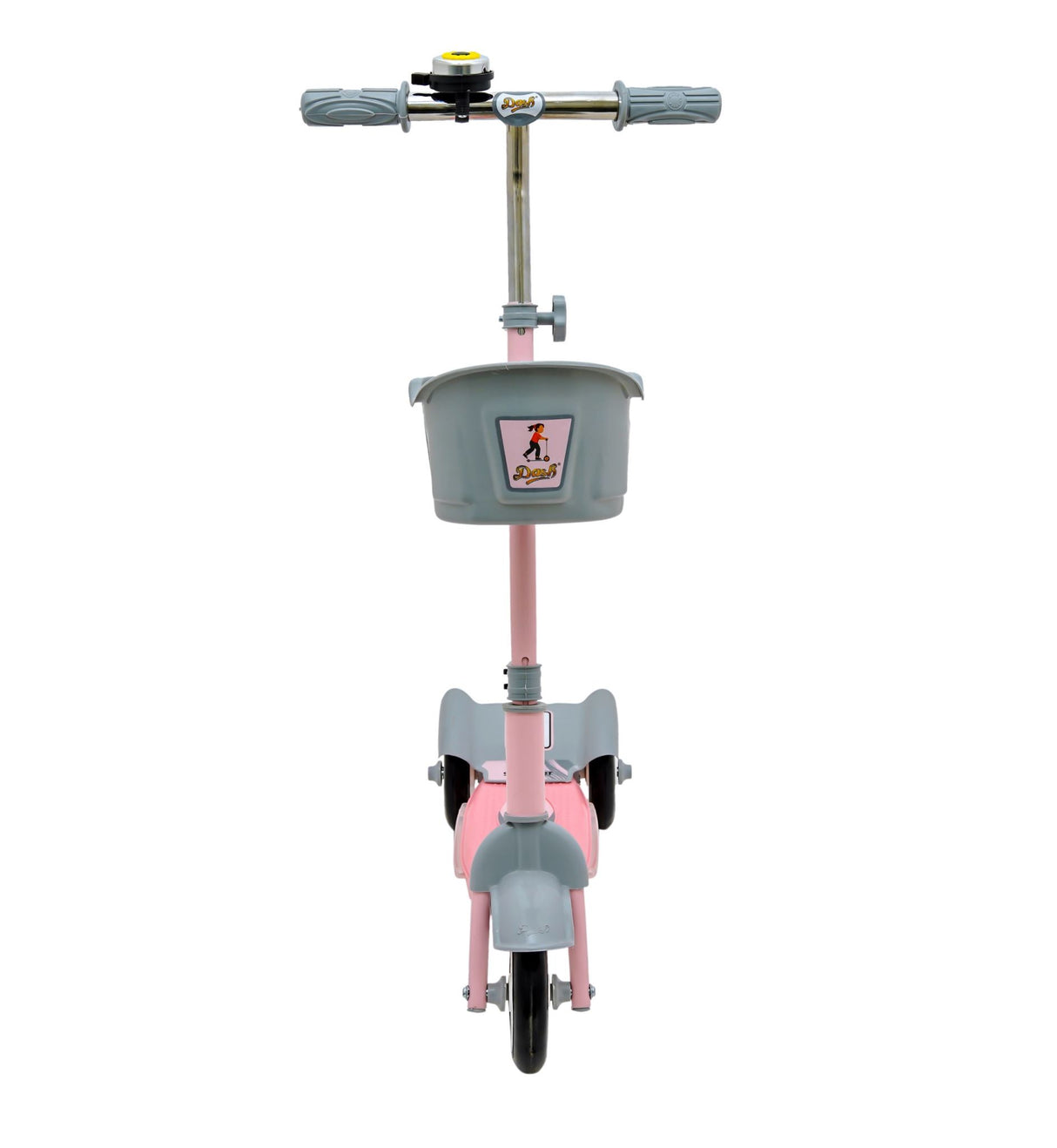 Kids Noody Foldable Scooter With Twin Rear Wheels DSC-140 Pink