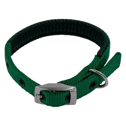 Taurus Nylon Collar Air PU Padding 16mm X 405mm Green