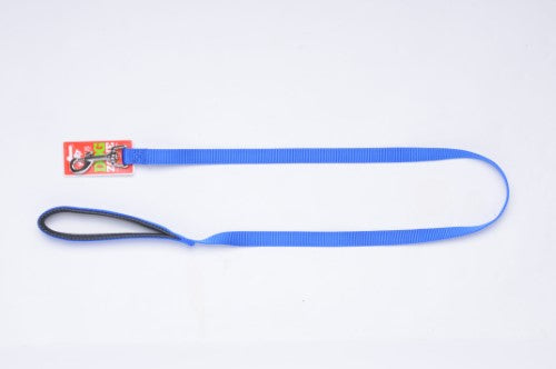 Taurus Nylon Air PU Padded Handle Lead 19mm X 120cm Blue