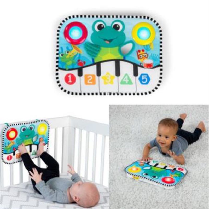 Colorful Baby Einstein Neptune's Kick Pad for babies, featuring melodies, shapes, and languages; ideal for kick play and learning.