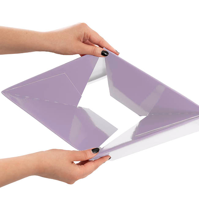 Medium No.6 Posy Box Autolock Base Pk10 Lavender