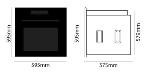 Parmco - Oven - 600mm Pyrolytic 14 Function Series 6 (Black)