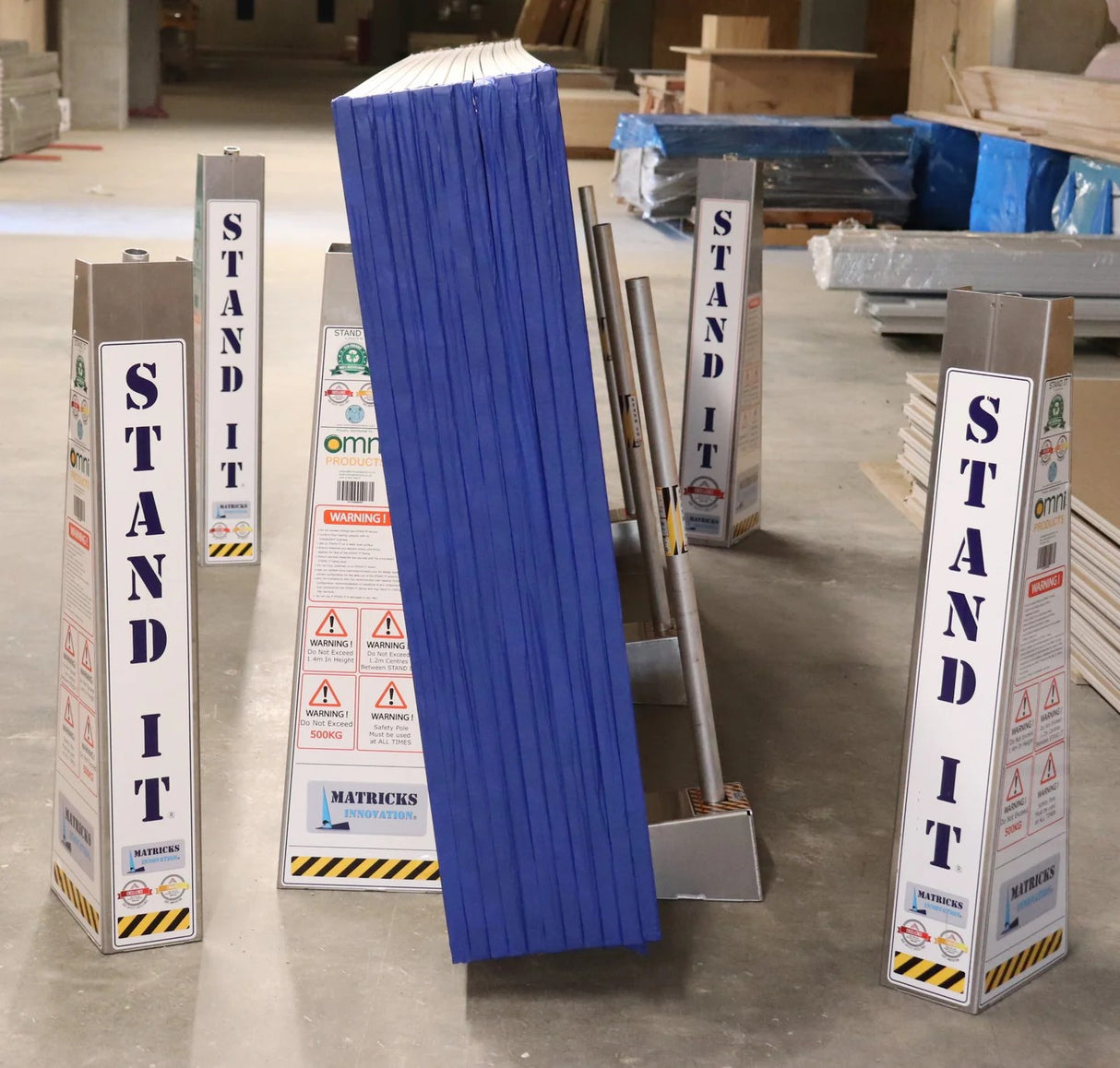 Omni Products Standit Vertical Panel Storage System For Construction - 1 Pair