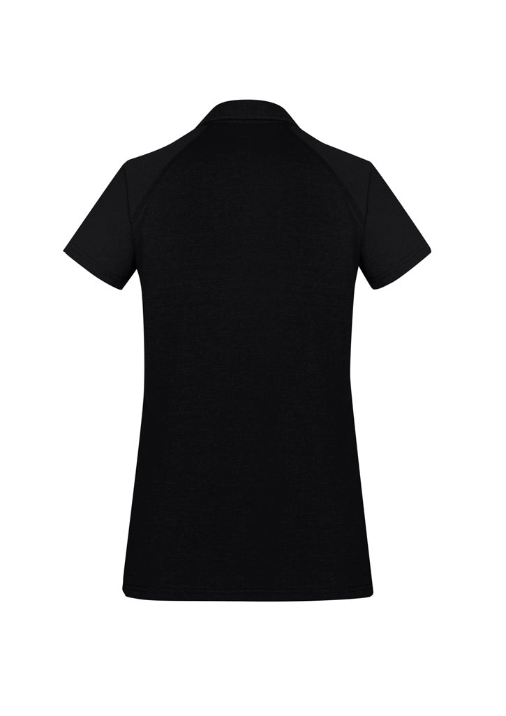 Byron Womens Short Sleeve Polo - Black