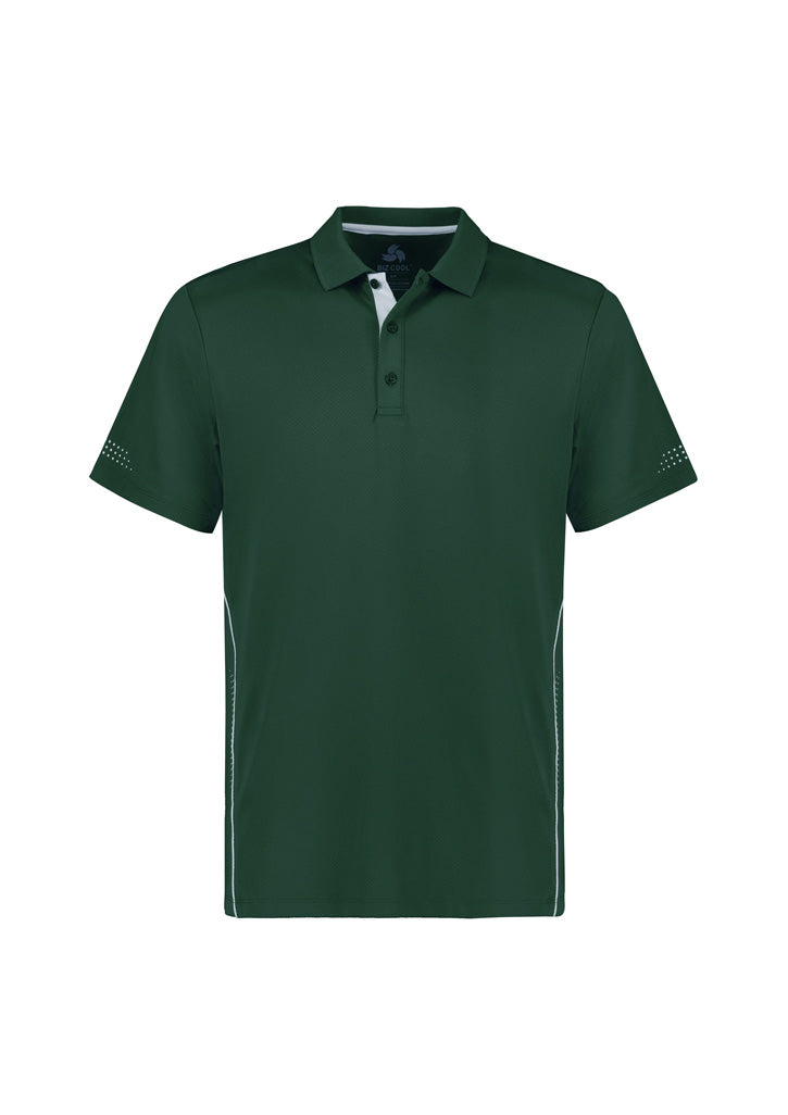Balance Kids Short Sleeve Polo - Forest/White