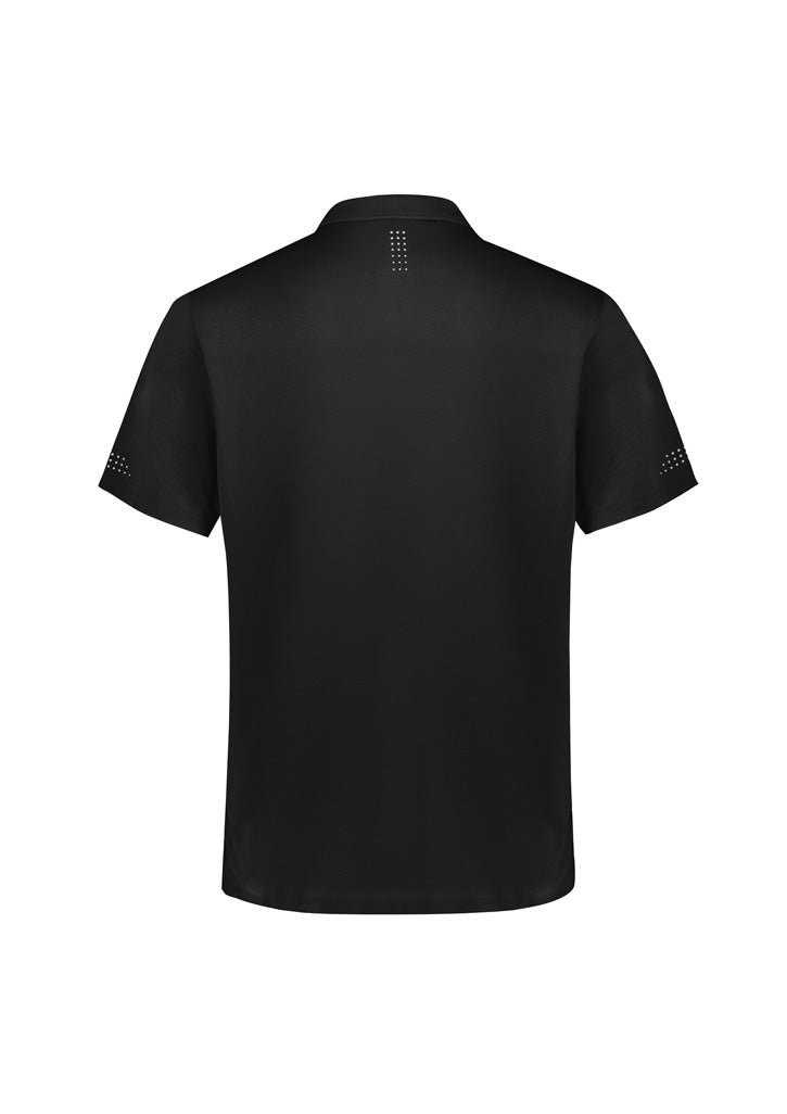 Balance Mens Short Sleeve Polo - Black/White