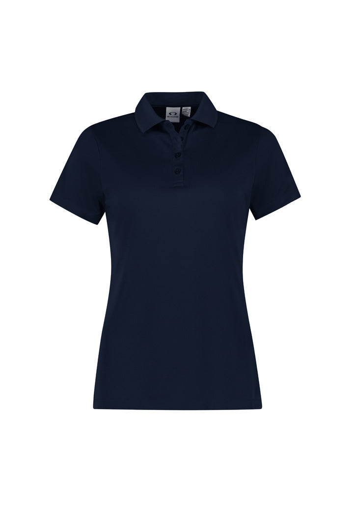 Action Womens Short Sleeve Polo - Navy