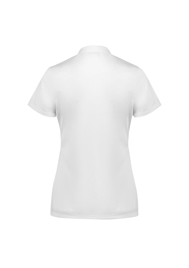 Action Womens Short Sleeve Polo - White