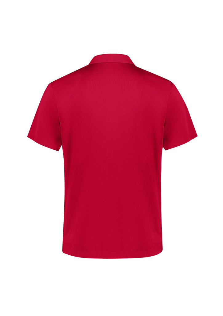 Action Mens Short Sleeve Polo - Red