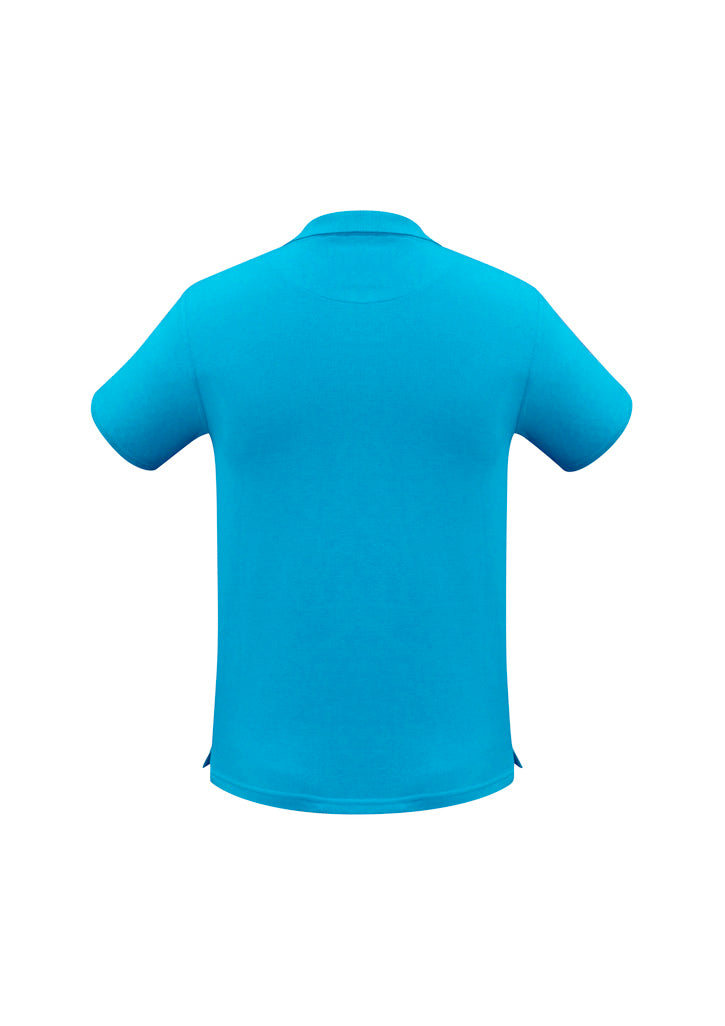 Neon Mens Short Sleeve Polo - Cyan