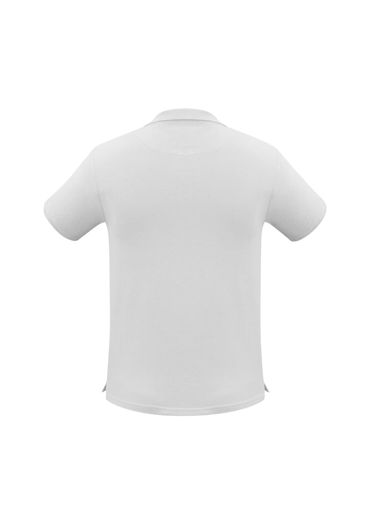 Neon Mens Short Sleeve Polo - White