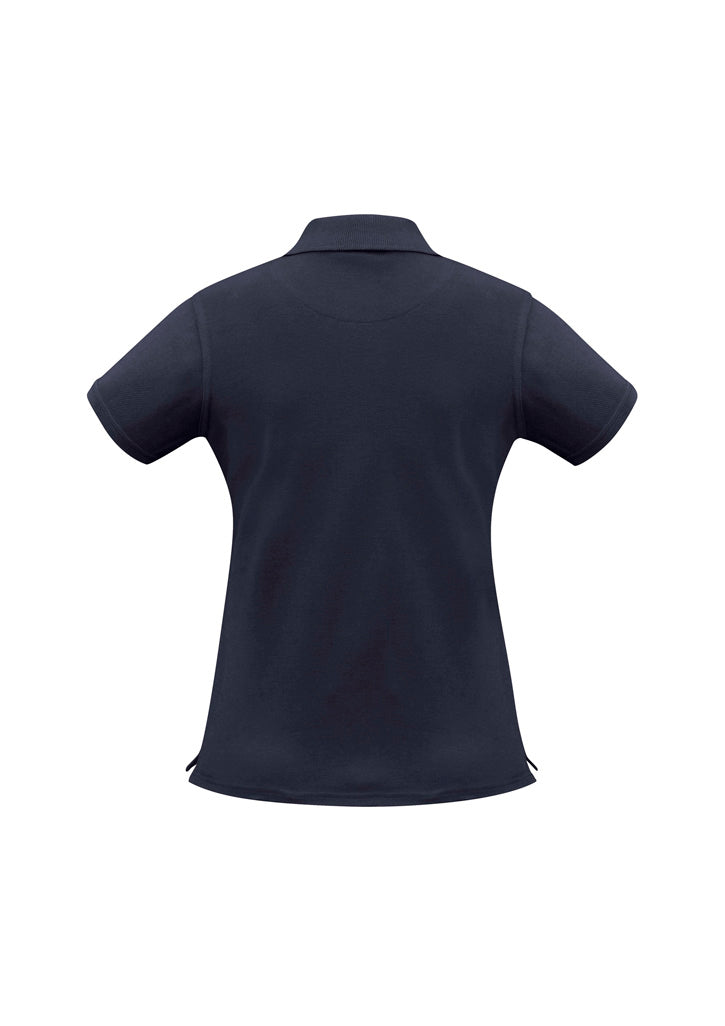 Neon Womens Short Sleeve Polo - Navy