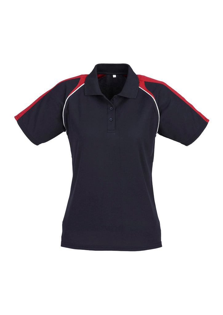 Triton Womens Short Sleeve Polo - Navy/Red/White