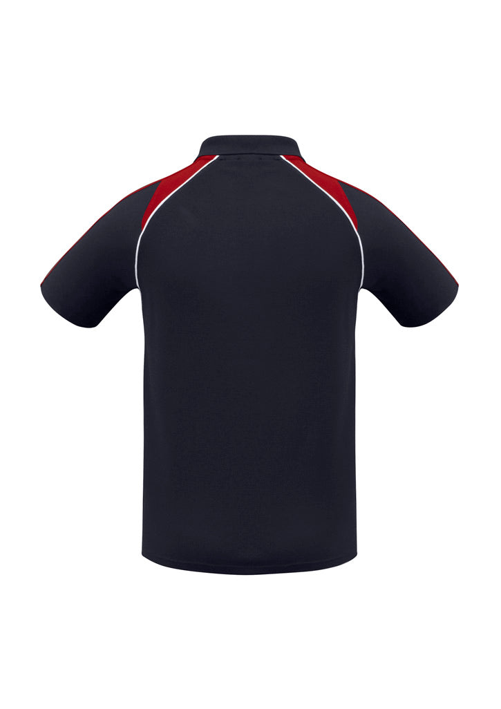 Triton Mens Short Sleeve Polo - Navy/Red/White