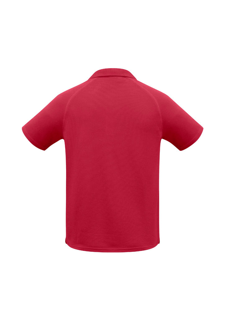 Sprint Mens Short Sleeve Polo - Red