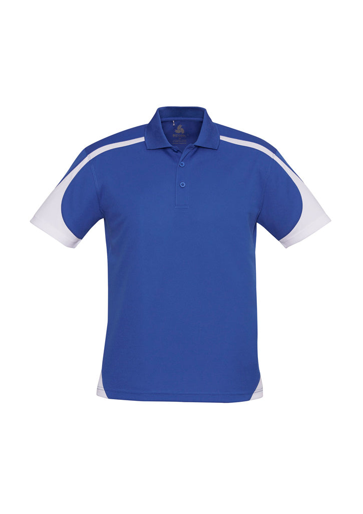 Talon Mens Short Sleeve Polo - Royal/White