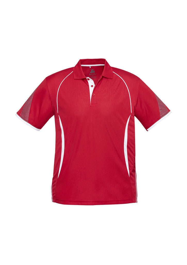 Razor Kids Short Sleeve Polo - Red/White