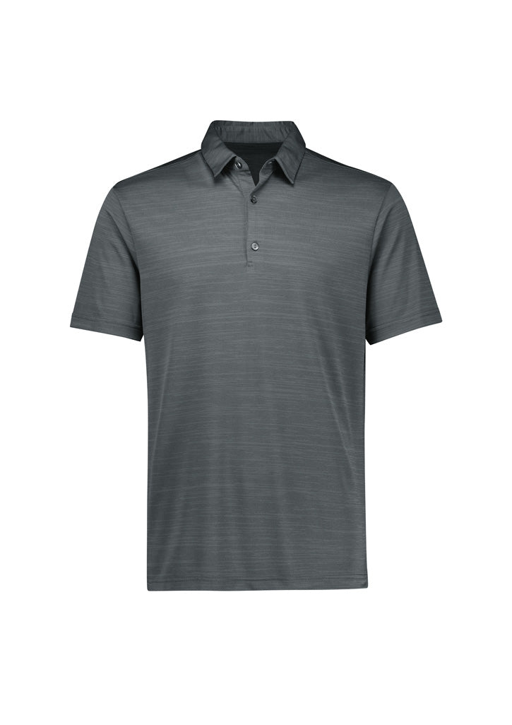 Orbit Mens Short Sleeve Polo - Dark Grey Carbon