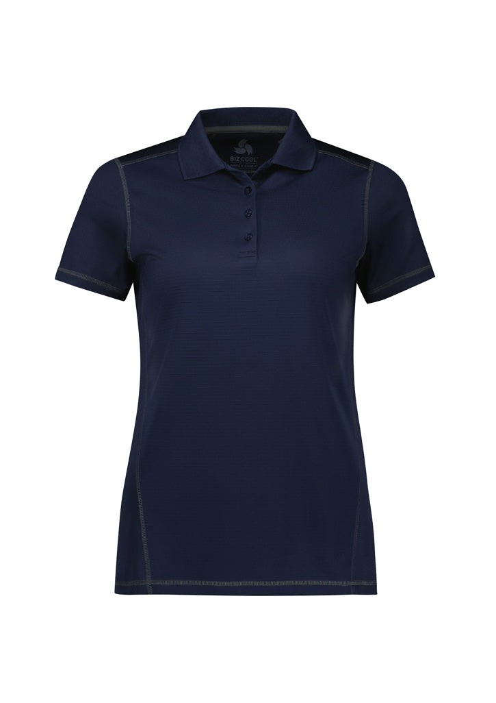 Dart Womens Short Sleeve Polo - Navy/Navy