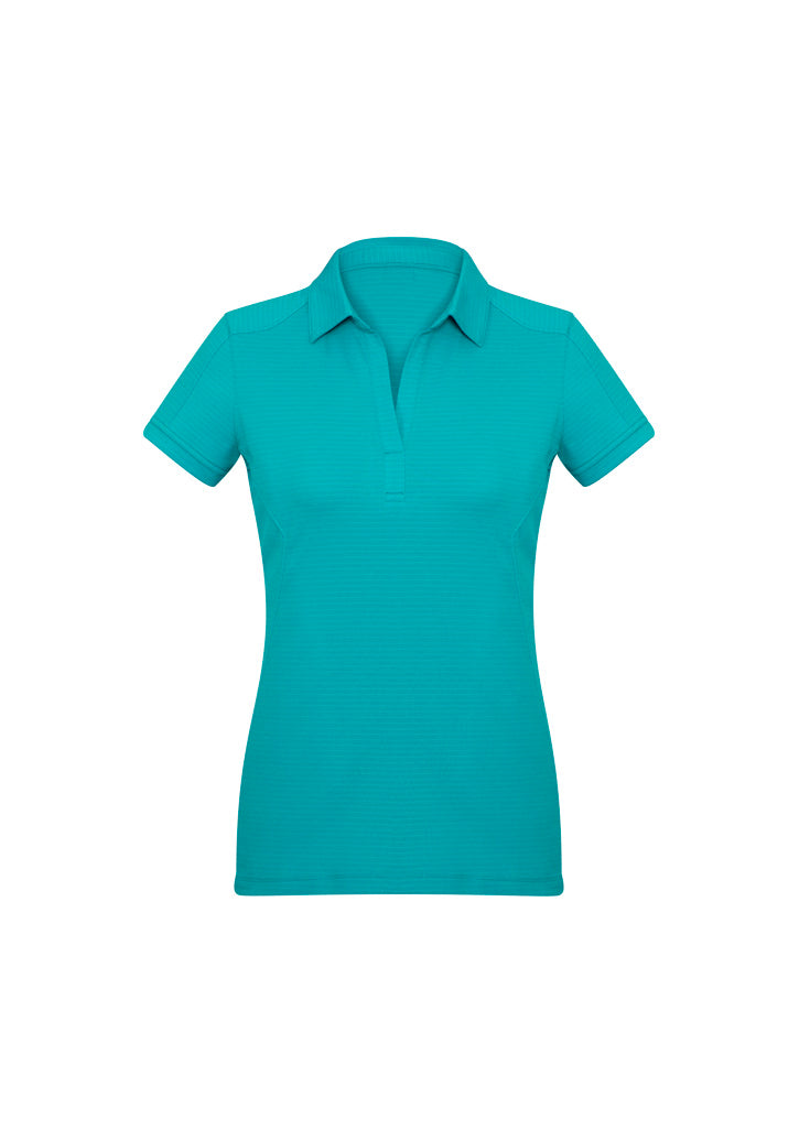 Profile Womens Short Sleeve Polo - Teal