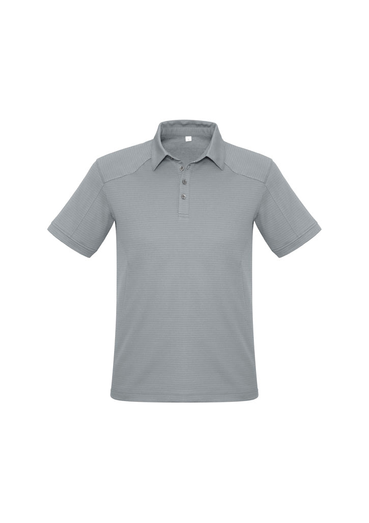 Profile Mens Short Sleeve Polo - Silver