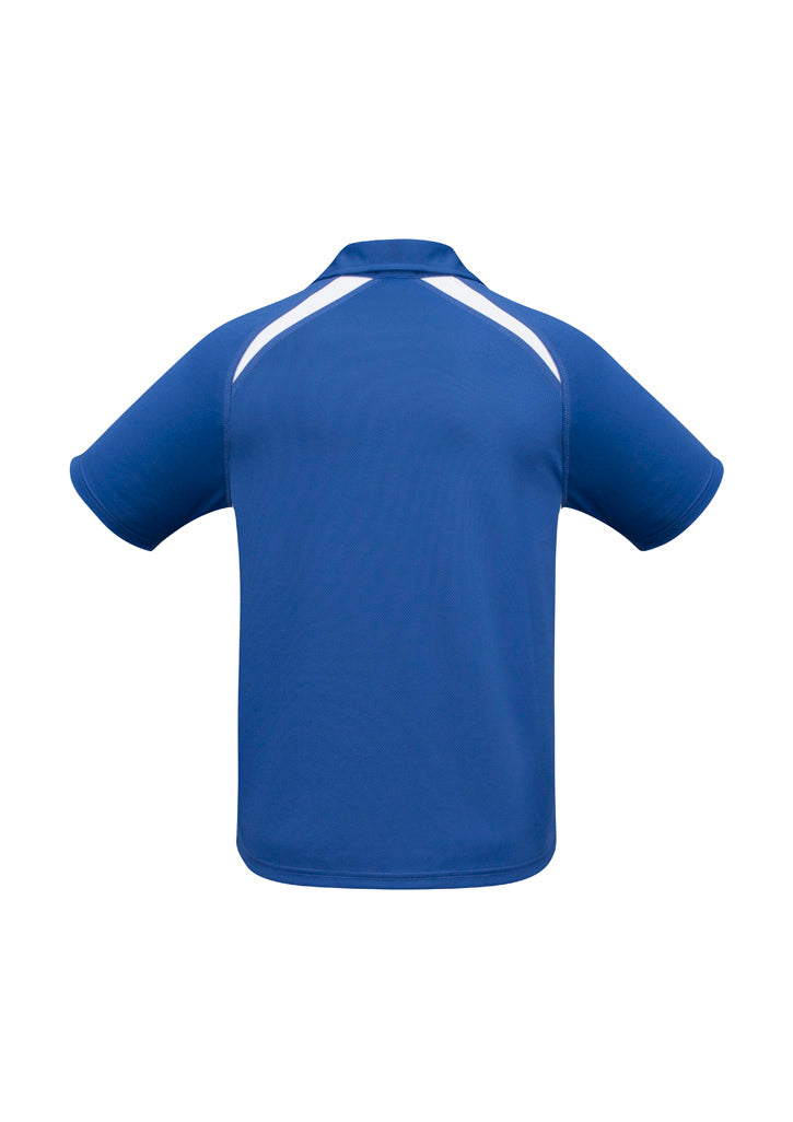 Splice Mens Short Sleeve Polo - Royal/White