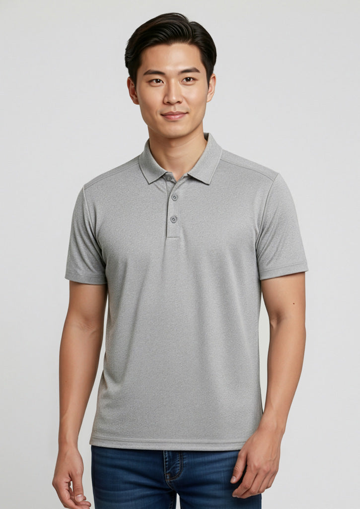 Aero Mens Short Sleeve Polo - Electric Blue